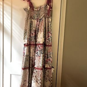 Hunter Bell NYC Reese Dress-In multi patchwork pattern